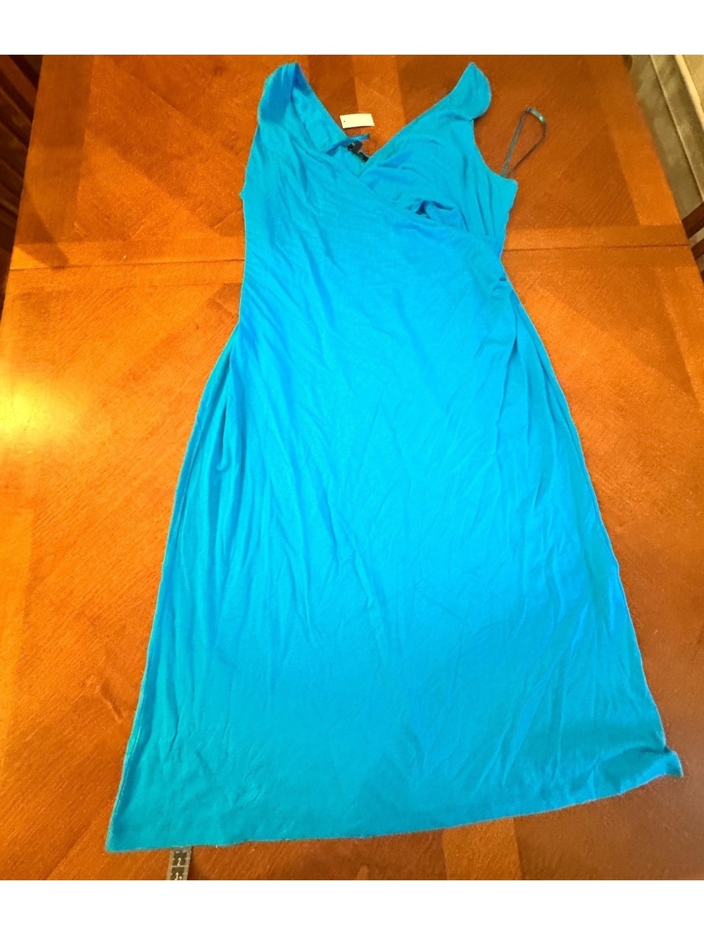 Talbots Blue Sleeveless Dress Size 14 2602